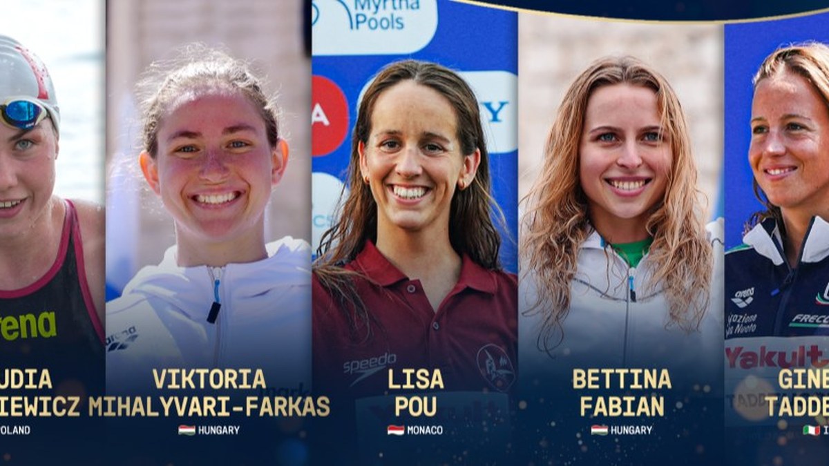 Nominadas al Premio a la Mejor Nadadora en Aguas Abiertas en los Europeos de Natación 2025